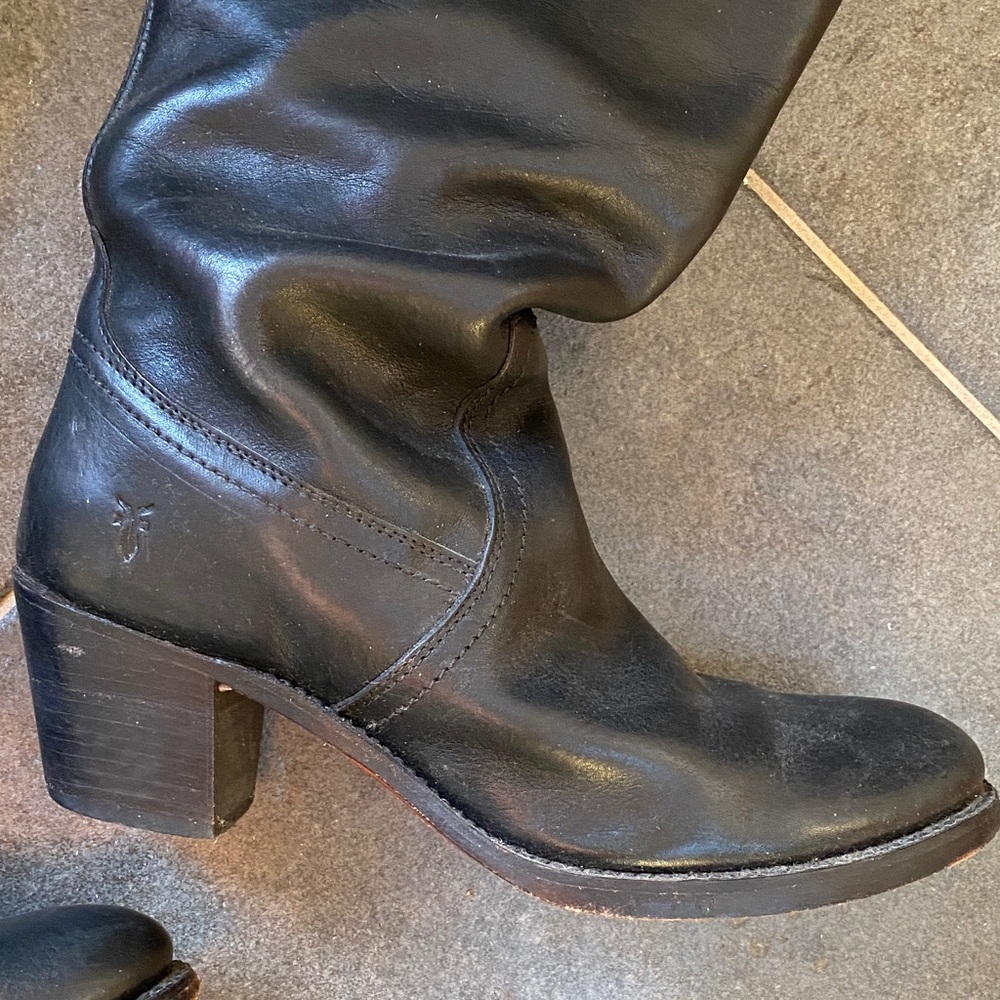 Women's vintage Frye heeled Boots size 10 B - Picture 2 of 8
